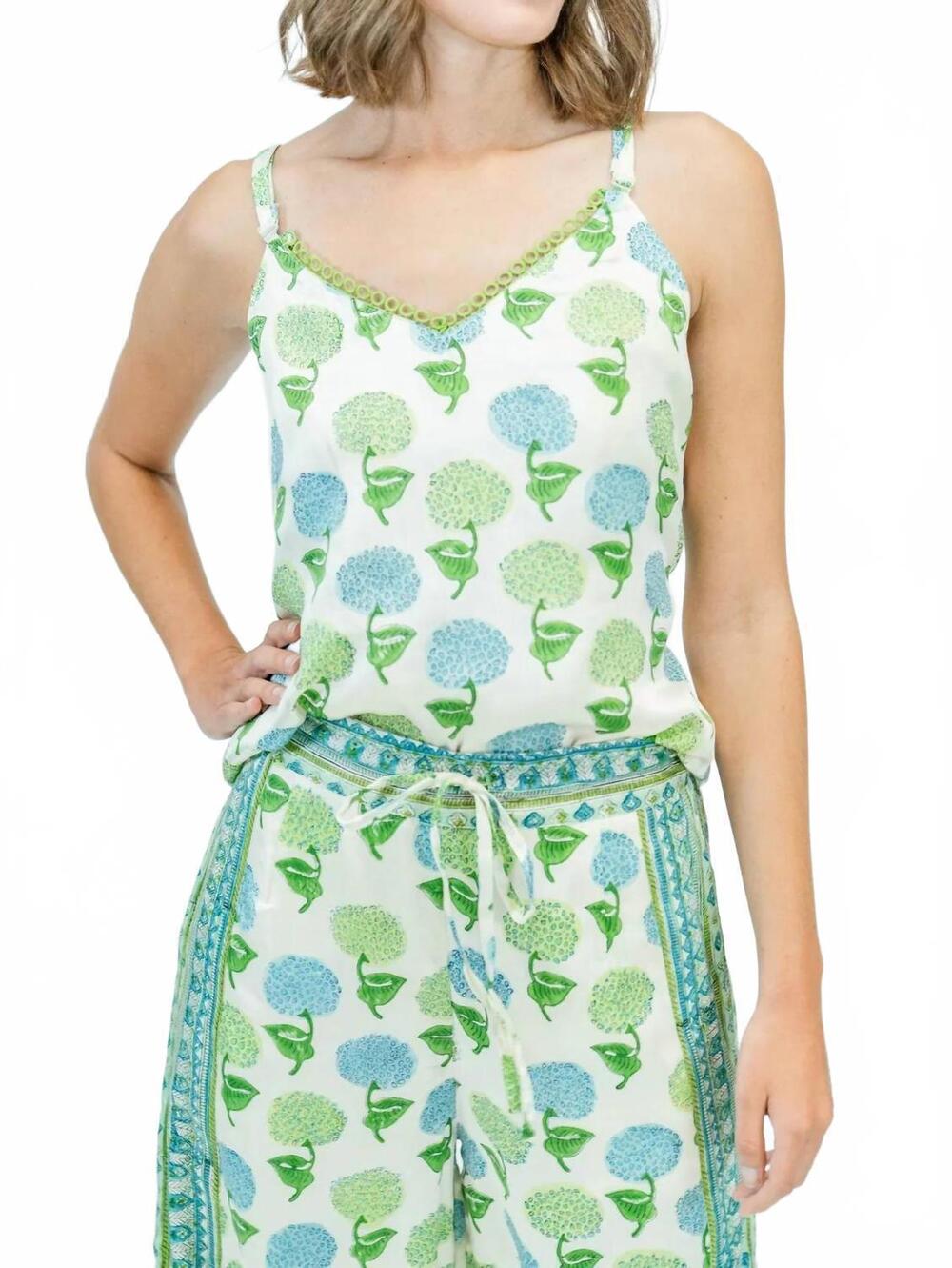 NEW CLARA THE LABEL women'abby tank top in blossom